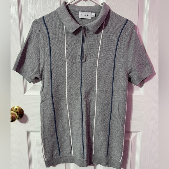 Topman Gray Polo - Picture 2 of 4